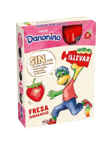 DANONINO STREET POUCH FRESA X4 UDS.