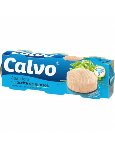 ATUN CALVO CLARO ACEITE RO-80 PK-4