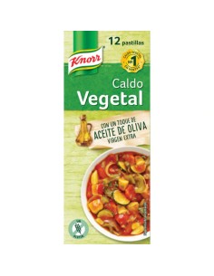 CALDO KNORR VEGETAL A.OLIVA 12 PTLLAS.