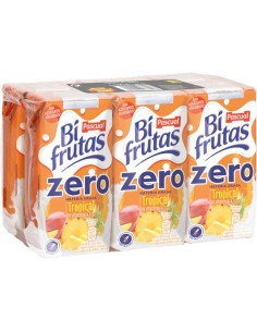 LECHE+ZUMO BIFRUTAS TROPICAL ZERO PK-6 200