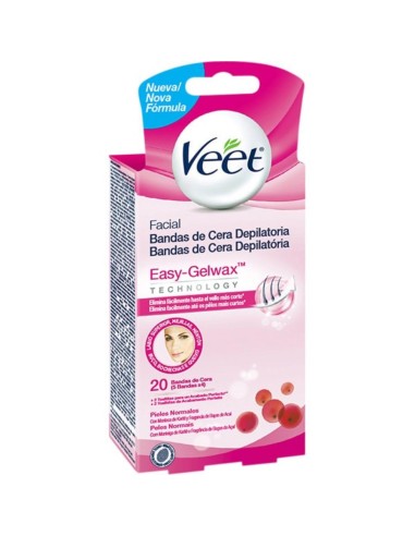DEPILATORIO VEET BANDA FACIAL EXPERT  16