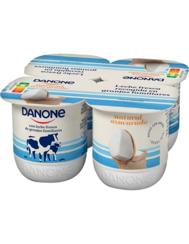 DANONE NATURAL AZUCARADO PACK-4 UDS.