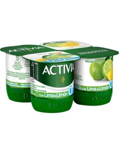 ACTIVIA CON LIMA LIMON 0% PACK-4 UDS.