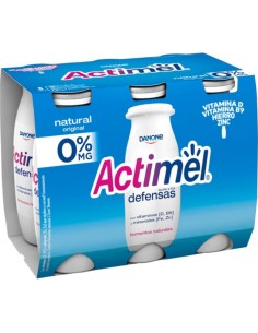 ACTIMEL 0% NATURAL PACK-6 UDS.