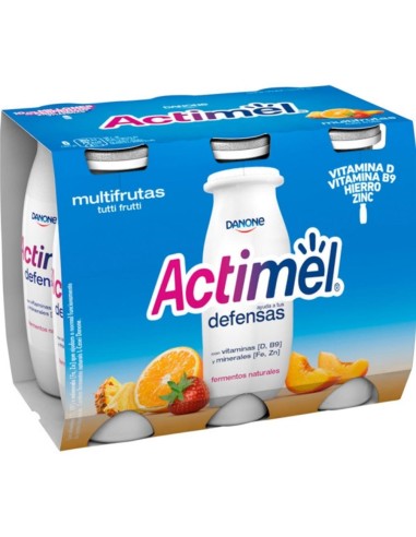 ACTIMEL MULTIFRUTAS PACK-6 UDS.