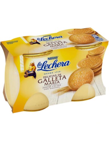 LA LECHERA YOGUR GALLETA MARIA PACK-2