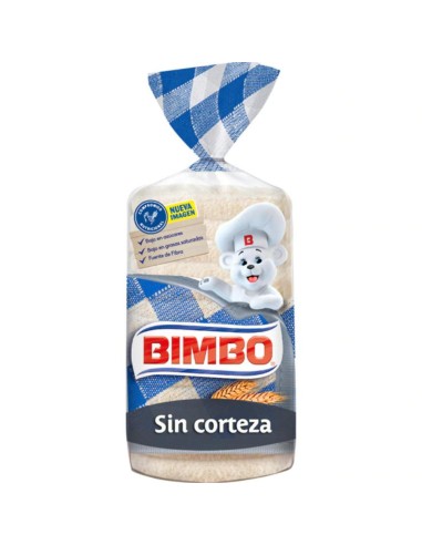 PAN BIMBO SIN CORTEZA 450 GR.