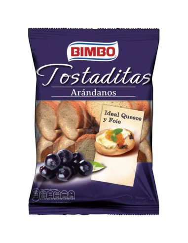 MINI TOSTAS ORTIZ ARANDANOS 90 GRS.