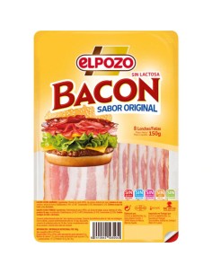 BACON LONCHAS EL POZO 8 LONCHAS 150 GR