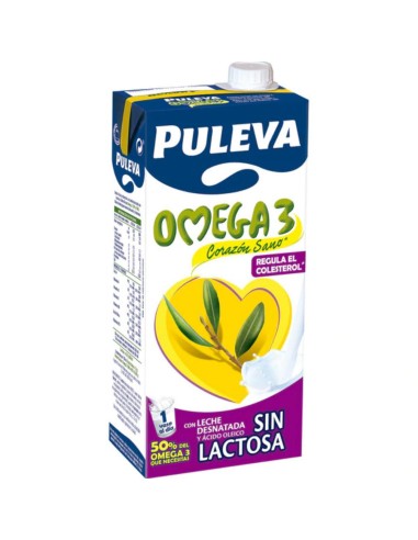 LECHE PULEVA OMEGA 3 SIN LACTOSA BRIK 1L