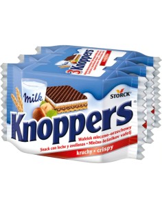 GALLETAS KNOPPERS MILK PACK-3 75 GR.