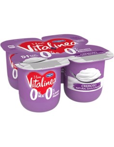 VITALINEA CREMOSO NATURAL EDULCORADO X4 UDS.