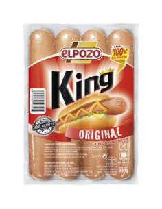 SALCHICHAS FRANKFURT KING MAXI ORIGINAL PACK-4 330 GR